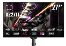 酷冷至尊Tempest GZ2711 27英寸WOLED游戏显示器240Hz刷新率