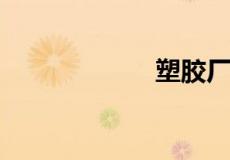 塑胶厂是做什么的