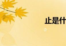 止是什么结构的字