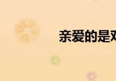 亲爱的是对什么人的称呼