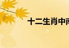 十二生肖中南方生肖有哪几个