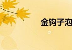 金钩子泡酒起什么作用