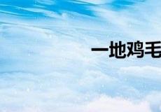 一地鸡毛下一句是什么