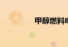 甲醇燃料电池四种方程式