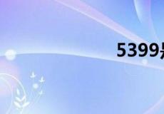 5399是什么意思