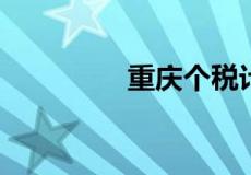 重庆个税计算器在线计算