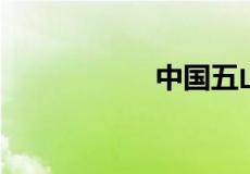 中国五山是指哪五山