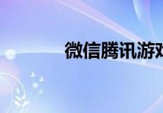 微信腾讯游戏实名认证怎么填