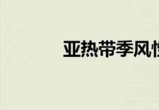 亚热带季风性湿润气候的特点