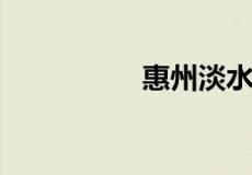 惠州淡水有哪些小巷子