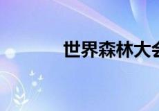 世界森林大会多少年举办一次