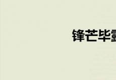 锋芒毕露是贬义词吗