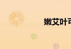 嫩艾叶可以做菜吃吗