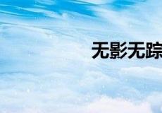 无影无踪的意思是什么