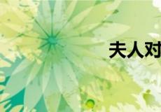 夫人对应什么称呼