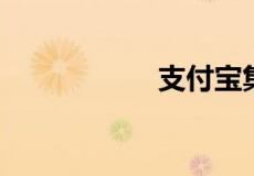 支付宝集分宝有啥用