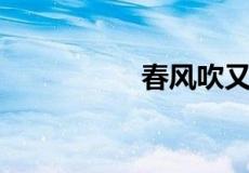 春风吹又生是哪个生肖