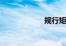 规行矩步什么意思
