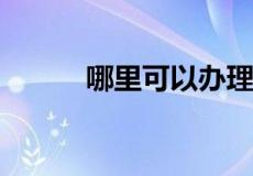 哪里可以办理东莞市的公交IC卡