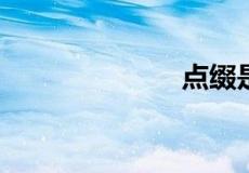 点缀是什么意思