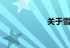 关于雪的唯美昵称