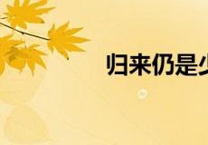 归来仍是少年是什么意思