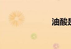 油酸是什么东西