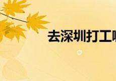 去深圳打工哪个地区比较好？