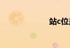 站c位是什么意思