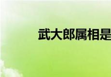 武大郎属相是十二生肖中的哪个