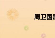 周卫国是什么电视剧