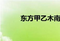 东方甲乙木南方丙丁火什么意思