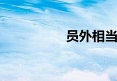 员外相当于现在什么官