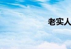 老实人是什么意思