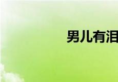 男儿有泪不轻弹下一句
