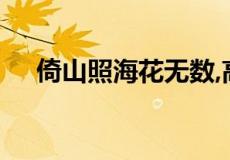 倚山照海花无数,高山流水心自知的意思