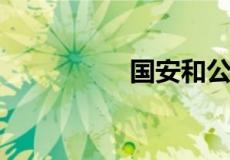 国安和公安哪个权利大