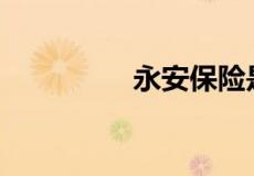 永安保险是正规公司吗？